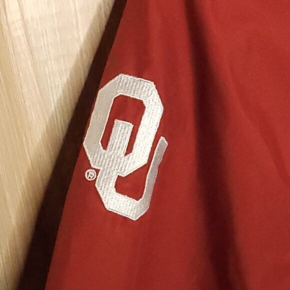 Starter Kids Maroon University Of Oklahoma Pullover Jacket Medium - Picture 4 of 8